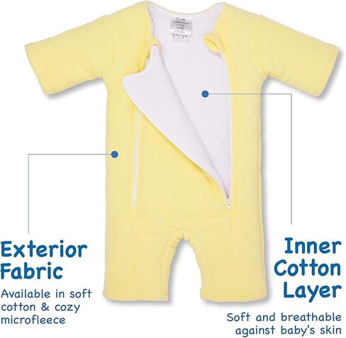 Baby Merlin's Magic Merlin Sleepsuit - Microfleece Baby Transition Swaddle - Sleep Suit - Infants 3-6 Months and 6-9 Months in Kuwait
