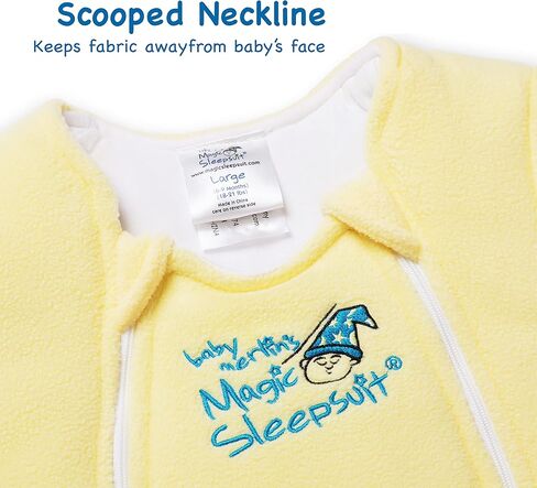 Baby Merlin's Magic Merlin Sleepsuit - Microfleece Baby Transition Swaddle - Sleep Suit - Infants 3-6 Months and 6-9 Months in Kuwait