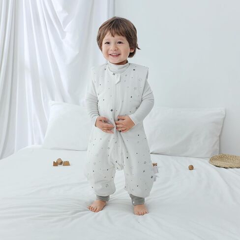 Baby Sleep Sack with Feet 2.5 TOG Winter Toddler Sleeping Sack Combed Cotton Baby Wearable Blanket for Early Walkers in Kuwait