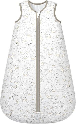 Mosebears Sleep Sack Baby Winter Wearable Blanket with 2-Way Zipper,2.5 TOG Cotton Sleep Sack Unisex (Calm Sage, 0-6 Months) in Saudi Arabia