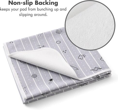 Baby Waterproof Bed Pad Washable Mattress Pad Reusable Underpads Bed Wetting Incontinence Cover for Baby Toddler Children and Adults in Saudi Arabia