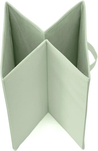 مجموعة EZOWare مكونة من 4 سلال قماشية قابلة للطي، مكعب تخزين منظم قابل للطي مقاس 13 × 15 × 13 بوصة مع مقابض للمنزل وغرفة النوم وحضانة الأطفال والمكتب وألعاب غرفة لعب الأطفال - رمادي in Kuwait