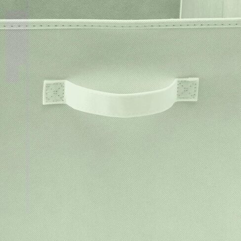 مجموعة EZOWare مكونة من 4 سلال قماشية قابلة للطي، مكعب تخزين منظم قابل للطي مقاس 13 × 15 × 13 بوصة مع مقابض للمنزل وغرفة النوم وحضانة الأطفال والمكتب وألعاب غرفة لعب الأطفال - رمادي in Kuwait