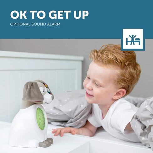 Zazu Kids Sleep Training Alarm Clock for Kids - Ready to Rise Children's Trainer, Time to Wake Clock for Toddlers, Night Light, Sleep Aid, Davy The Dog Blue in Kuwait