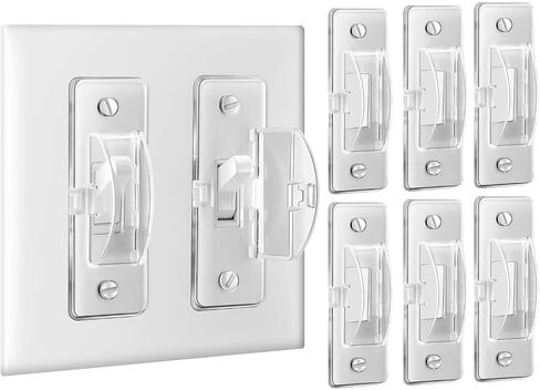 Roxiuc Switch Guard - Light Switch Cover Guard - Childproof - Clear (1pc) in Saudi Arabia