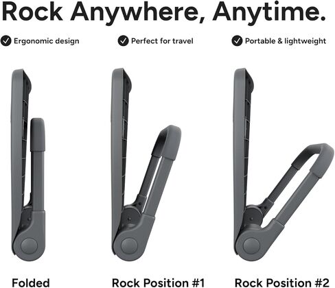 READY ROCKER - موديل 3.0 2024 الجديد (Slate) - كرسي هزاز مريح محمول in Kuwait