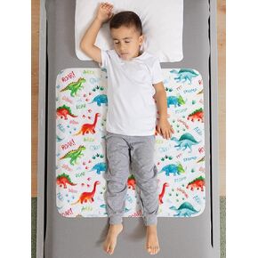 Potty Training Waterproof Bed Pad For Night Time Bed Protector Excellent for Toilet Training & Bedwetting, Reusable Toddler Portable Mat, Can Be Used on Bed, Sofa & Travel, Absorbs Up to 1000ml 2 Pack