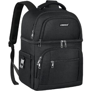 Cooler Backpack,Insulated Backpack Cooler Leakproof Double Deck Cooler Bag for Men Women RFID Lunch Backpack in Kuwait
