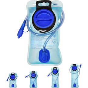 Mdvora 1/2/4/8 Pack Hydration Bladder, 1.5L/2L/2.5L/3L Water Reservoir, Leakproof Water Bladder Hydration Pack, Large Opening Water Storage Bladder Bag, for Cycling Hiking Camping