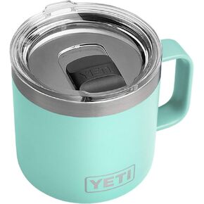 كوب YETI Rambler سعة 14 أونصة، معزول بالفراغ، من الفولاذ المقاوم للصدأ مع غطاء MagSlider، من الفولاذ المقاوم للصدأ