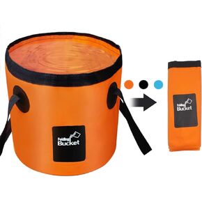 Esthesia Collapsible Bucket, 5 Gallon Portable Folding Water Portable Collapsible Wash Basin Folding Bucket Water Container Fishing Bucket for Travelling Camping Hiking Fishing Gardening