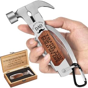 VEITORLD Dad Gifts for Christmas, Gifts for Dad Who Wants Nothing, Stocking Stuffers for Dad Men, Best Dad Ever Gifts from Daughter Son Kids, All in One Survival Tools Hammer Multitool, Cool Gadgets in Kuwait
