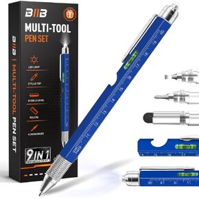 BIIB Stocking Stuffers هدايا للرجال، 9 في 1 هدايا للرجال متعددة الأدوات لعيد الميلاد، هدايا للأب الذي لا يريد شيئًا، هدايا أبي له الجد، هدايا الفيل الأبيض للبالغين، أدوات الأدوات للرجال in Kuwait
