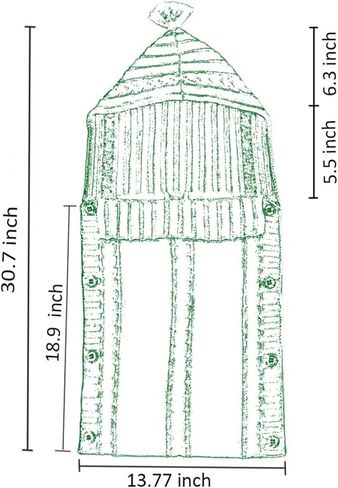 XMWEALTHY Newborn Baby Wrap Swaddle Blanket Knit Sleeping Bag Receiving Blankets Stroller Wrap for Baby(Light blue) (0-6 Month) in Kuwait