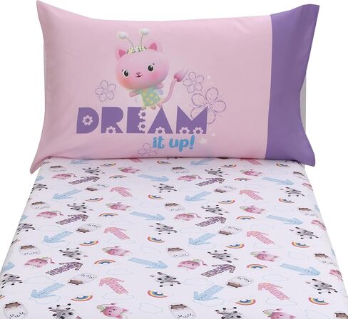 NoJo Disney Frozen Winter Cheer Lavender, Aqua and White Anna, Elsa and Olaf 2 Piece Toddler Sheet Set - Fitted Bottom Sheet and Reversible Pillowcase in Saudi Arabia