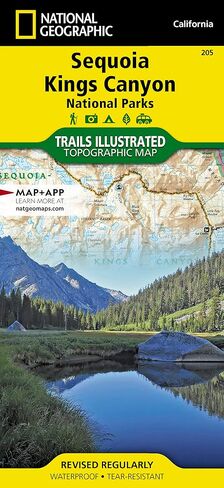 Sequoia/kings Canyon National Park: Trails Illustrated National Parks in Saudi Arabia