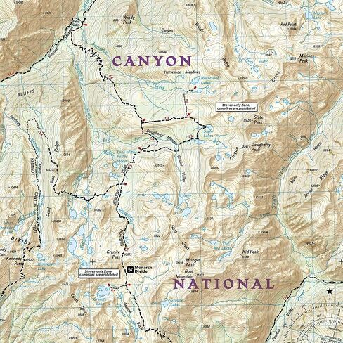 Sequoia/kings Canyon National Park: Trails Illustrated National Parks in Saudi Arabia