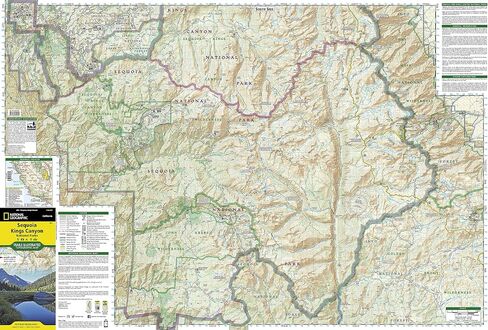 Sequoia/kings Canyon National Park: Trails Illustrated National Parks in Saudi Arabia