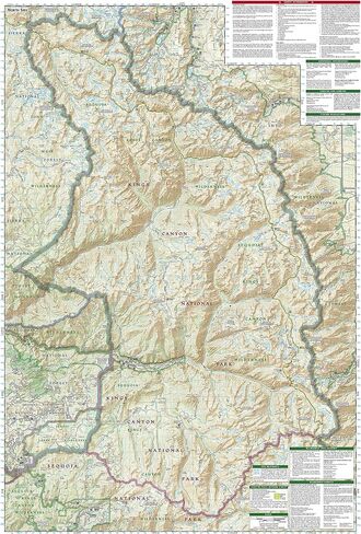 Sequoia/kings Canyon National Park: Trails Illustrated National Parks in Saudi Arabia