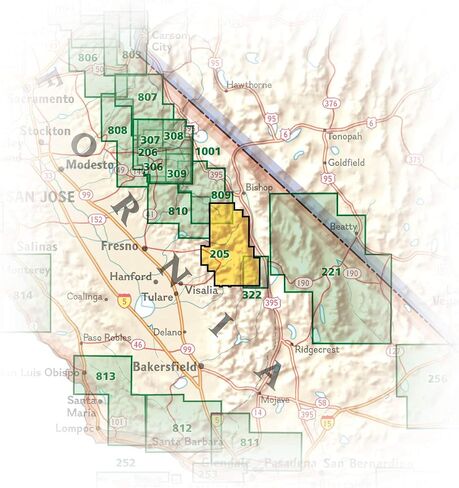 Sequoia/kings Canyon National Park: Trails Illustrated National Parks in Saudi Arabia