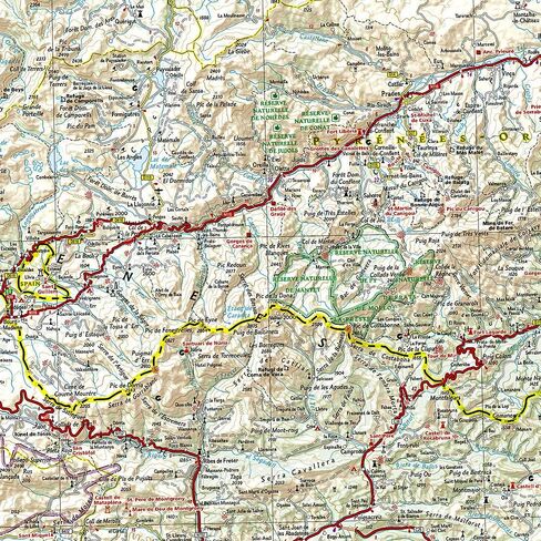 Pyrenees And Andorra: Travel Maps International in Saudi Arabia