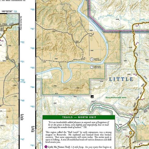 Theodore Roosevelt National Park/maah Daah Hey Trail: Trails Illustrated Nation in Saudi Arabia