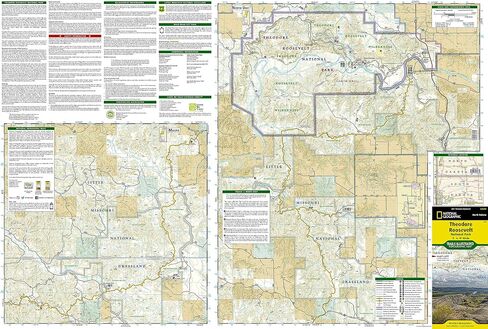 Theodore Roosevelt National Park/maah Daah Hey Trail: Trails Illustrated Nation in Saudi Arabia