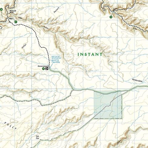Grand Gulch, Cedar Mesa Plateau Map [BLM - Monticello Field Office] (National Geographic Trails Illustrated Map, 706) in Saudi Arabia
