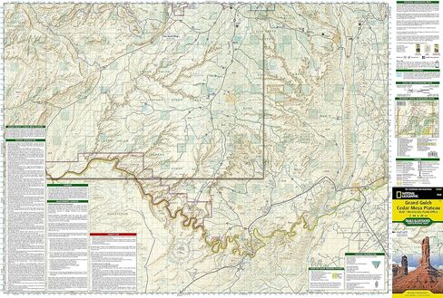 Grand Gulch, Cedar Mesa Plateau Map [BLM - Monticello Field Office] (National Geographic Trails Illustrated Map, 706) in Saudi Arabia