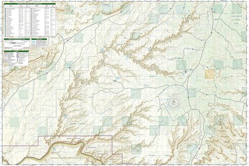 Grand Gulch, Cedar Mesa Plateau Map [BLM - Monticello Field Office] (National Geographic Trails Illustrated Map, 706) in Saudi Arabia