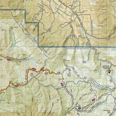 Wasatch Front North: Trails Illustrated Other in Saudi Arabia