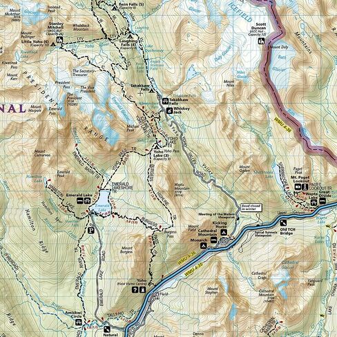 Banff North Map [Banff and Yoho National Parks] (National Geographic Trails Illustrated Map, 901) in Saudi Arabia