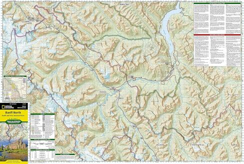 Banff North Map [Banff and Yoho National Parks] (National Geographic Trails Illustrated Map, 901) in Saudi Arabia