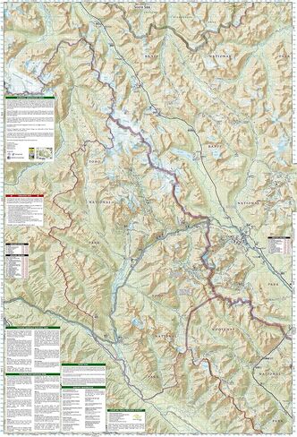 Banff North Map [Banff and Yoho National Parks] (National Geographic Trails Illustrated Map, 901) in Saudi Arabia
