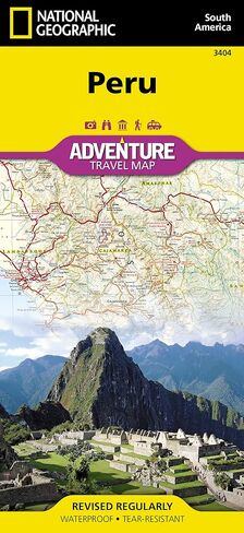 Peru Map (National Geographic Adventure Map, 3404) in Saudi Arabia