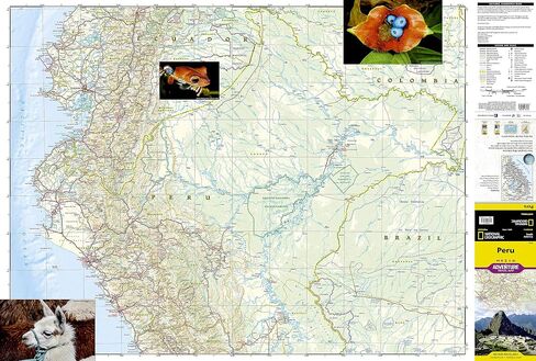 Peru Map (National Geographic Adventure Map, 3404) in Saudi Arabia
