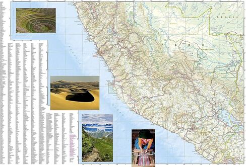Peru Map (National Geographic Adventure Map, 3404) in Saudi Arabia