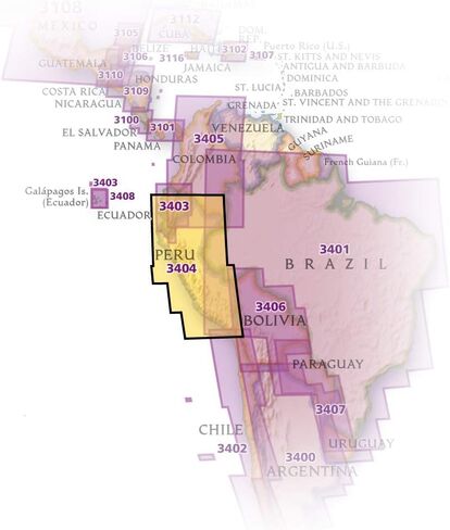 Peru Map (National Geographic Adventure Map, 3404) in Saudi Arabia