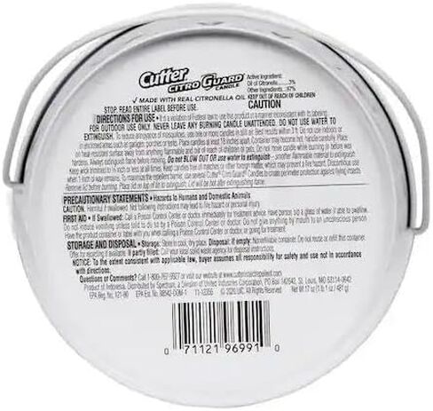 كتر شمعة سيترو جارد سيترونيلا باكيت باللون الابيض، 17 اونصة، 96991 in Kuwait