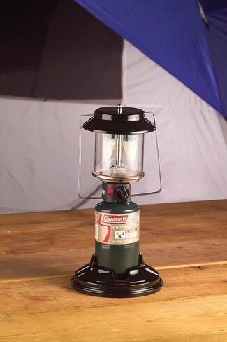 Coleman QuickPack 2-Mantle Propane Lantern with Carry Case, 1000 Lumens Lantern with Adjustable Brightness & Push-Button Starter, No Matches Needed, Great for Camping, Power Outage, & More in Saudi Arabia