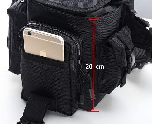 Jueachy Drop Leg Bag for Men Tactical Metal Detecting Thigh Pack with Water Bottle Pouch in Saudi Arabia