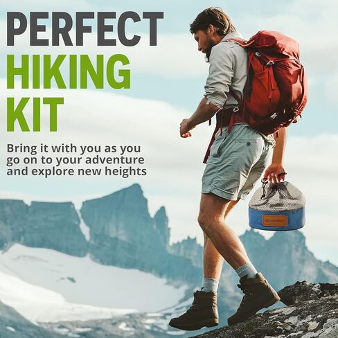 طقم أدوات طبخ للتخييم وفوضى في الهواء الطلق من ويلرز، يحتوي على 4 أوعية | قابلة للطي | صغيرة | خفيفة الوزن | متينة | مع وعاء شيف وأواني وحقيبة حمل شبكية متضمنة (مجموعة من 11 قطعة) in Kuwait