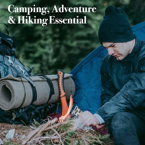 مكعبات إطلاق النار للاستخدام الداخلي والخارجي - جذوع حريق سريعة الإشعال للشواء والمدفأة وحفرة النار وحرائق المخيمات (18 حزمة) - مع حزمة تغيير لون النار الإضافية in Kuwait