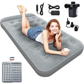 SAYGOGO Camping Air Mattress Single Air Mattress, Air Bed for Travel Outdoor Activities Tent Office Home Hiking (Two Bed)- NO Pump