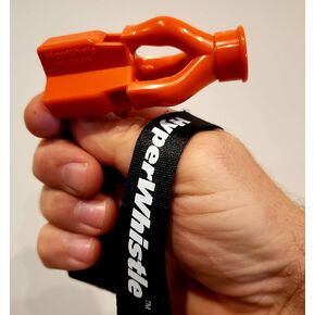 HyperWhistle The Original Worlds Loudest Whistle تصل إلى 142 ديسيبل بصوت عالٍ، نطاق طويل جدًا، للحكم، المدربين، المدربين، الرياضة، المعلمين، حارس الحياة، الدفاع عن النفس، البقاء على قيد الحياة، استخدامات الطوارئ