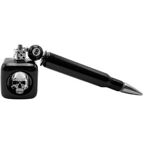 Bullet Pocket Chalker - Black Powder Coated - with Skull in Kuwait