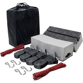 AQUARM Universal Kayak Carrier Kit Kayak Foam Blocks for Roof Soft Standard Replacement Car Top Roof Racks Pads with Tie-Downs, 12 inch