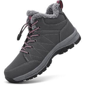 ZHNSHM للنساء أحذية الثلوج مبطنة بالفرو دافئ حذاء بوت بطول الكاحل مقاوم للماء ومضاد للانزلاق أحذية رياضية للشتاء للاستخدام الخارجي in Kuwait