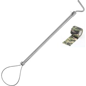 مجموعة أدوات التحكم في عمود صائد الحيوانات، عمود صائد الخنازير مع تعديل القفل، حامل الخنزير شديد التحمل لخنزير الخنزير 47 بوصة in Kuwait