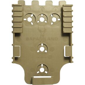 SAFARILAND Model 6004-22 Quick Locking System - Receiver Plate (QLS 22), Single Kit Only, Flat Dark Earth Brown Finish, SL6004-22-55 in Kuwait